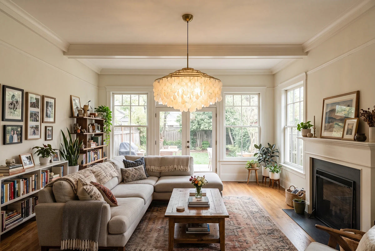 Capiz Shell Lighting Guide: Shell Chandeliers, Sconces & Lamps for Every Room