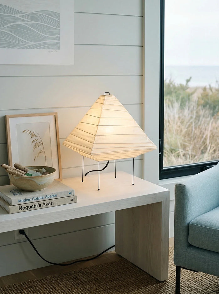 Silk and mulberry paper lamps