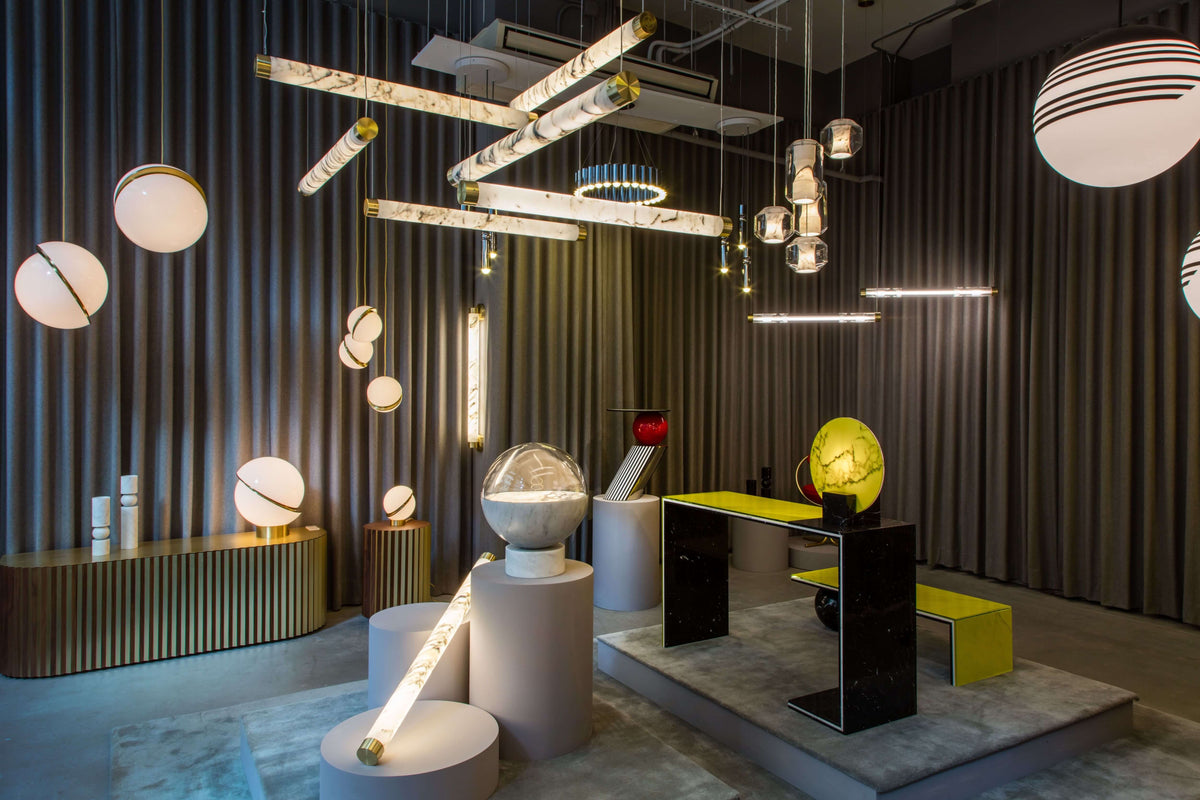 Korewolamp lighting in an interior setting