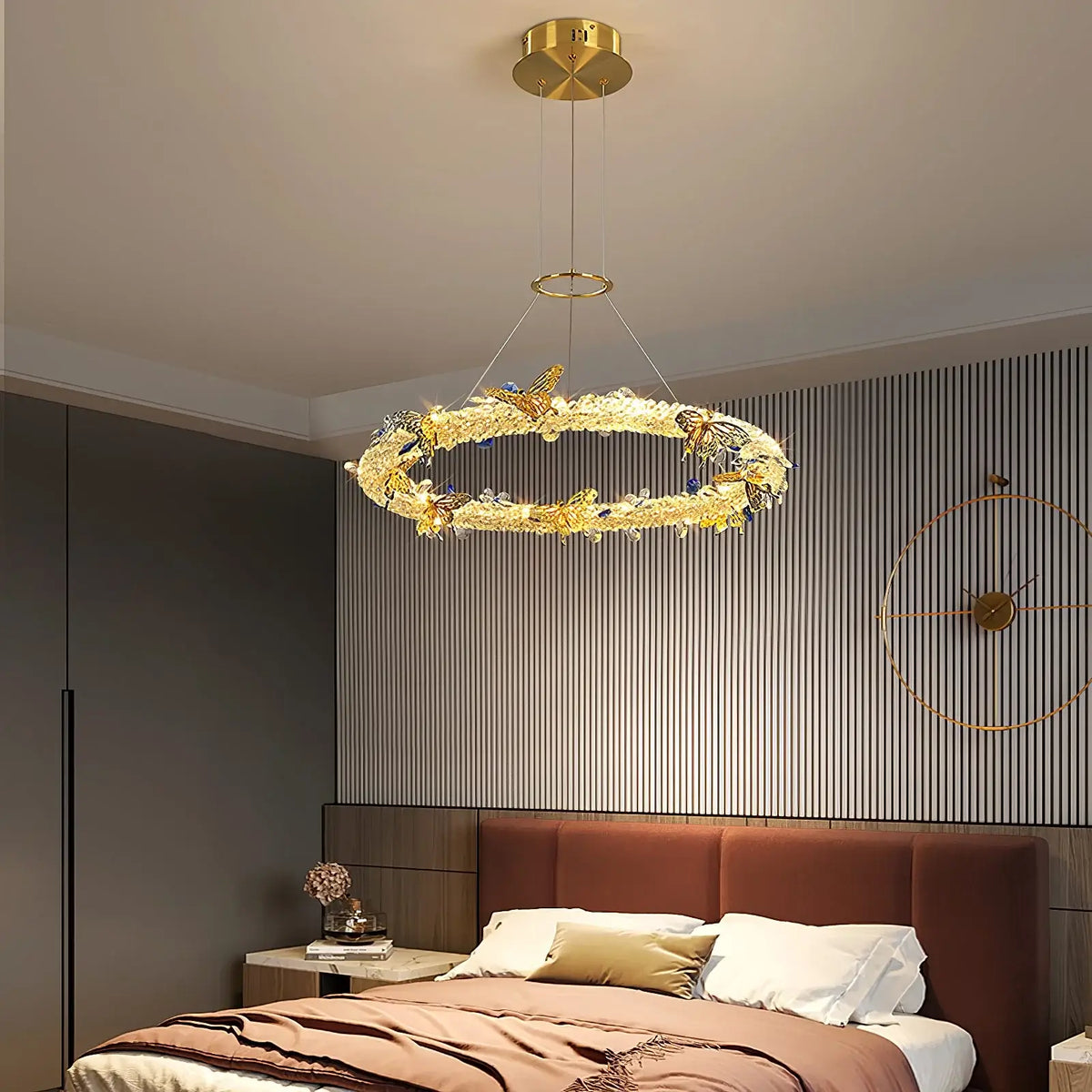 Azu Crystal Butterfly Chandelier