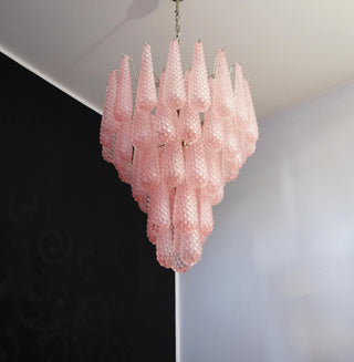 Murano 52 Pink Glass Chandelier