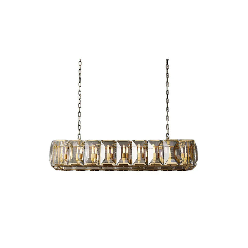 Crystal Rectangular Chandelier Restaurant | Korewolamp