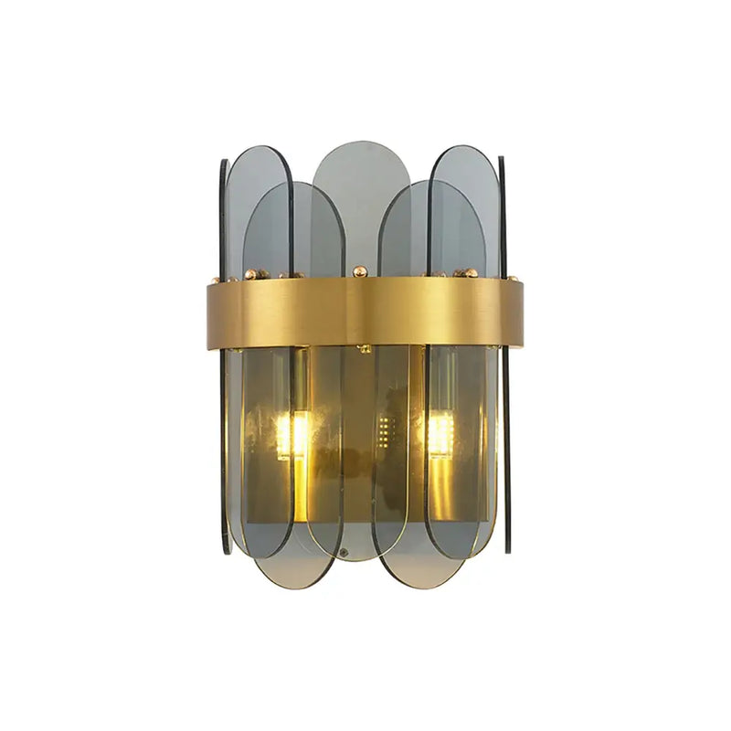 Gold Oval Glass Wall Lamp | Korewolamp