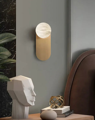 Alabaster Copper Adrion Wall Light