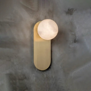 Alabaster Copper Adrion Wall Light