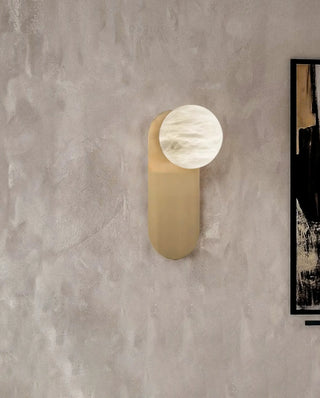 Alabaster Copper Adrion Wall Light