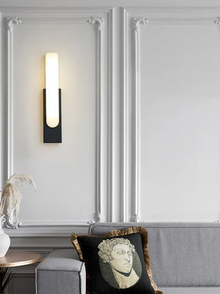 Agatha Alabaster Copper Wall Lamp