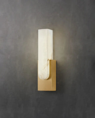 Agatha Alabaster Copper Wall Lamp