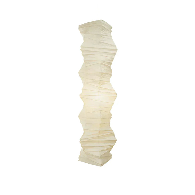 Akari Irregularly Twisted Paper 33N Pendant Light | Korewolamp