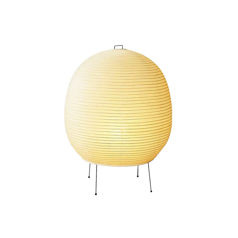 Akari Elliptical Spherical Bonn Paper Table Lamp | Korewolamp
