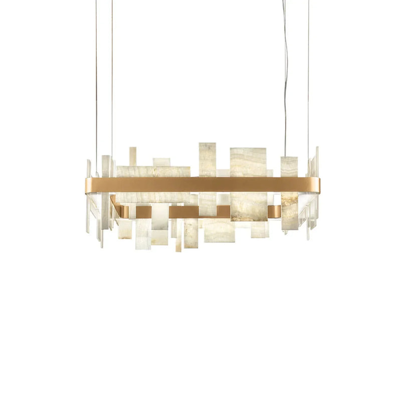 Geometric Alabaster Chandelier | Korewolamp