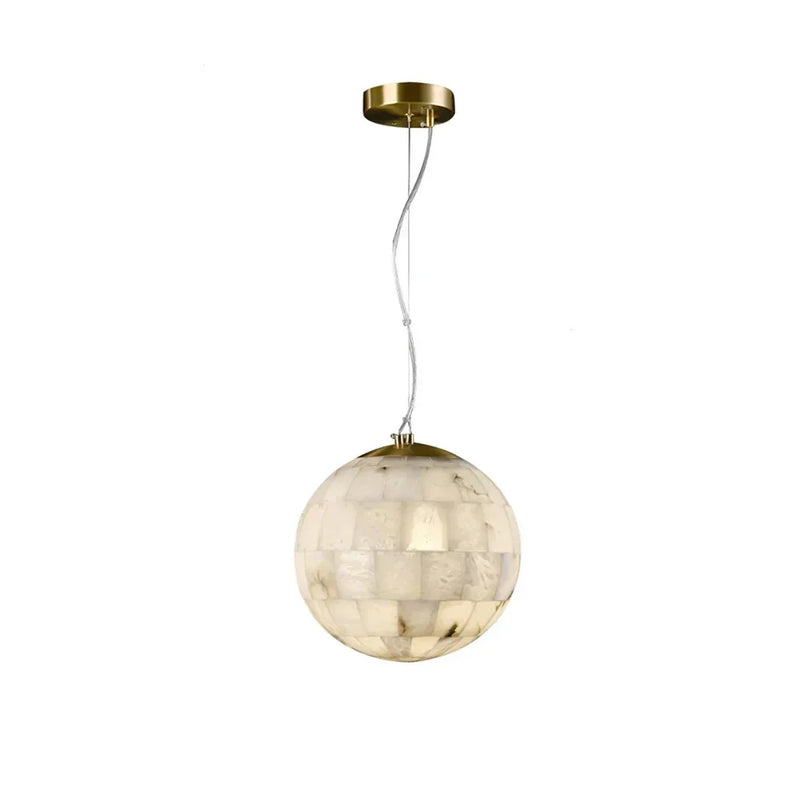 Alabaster Ball Pendant Light | Korewolamp