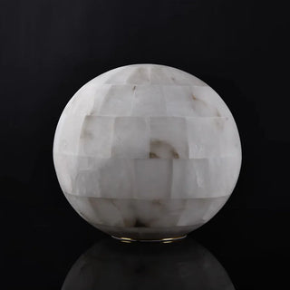 Alabaster Ball Table Lamp