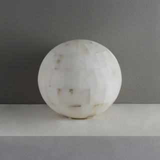 Alabaster Ball Table Lamp