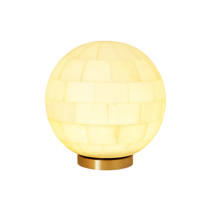 Alabaster Ball Table Lamp | Korewolamp
