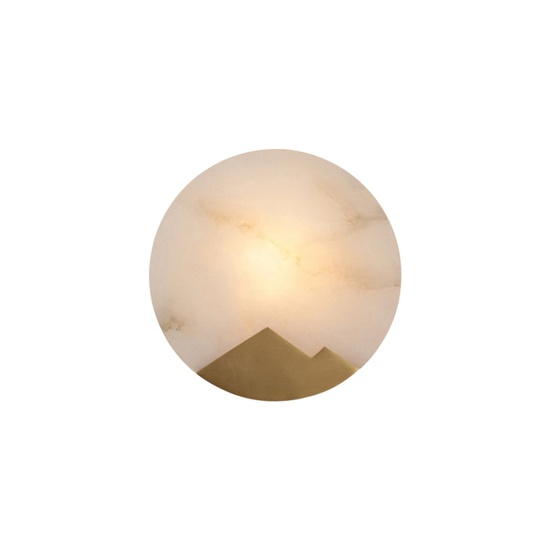 Alabaster Brass Wall Light | Korewolamp