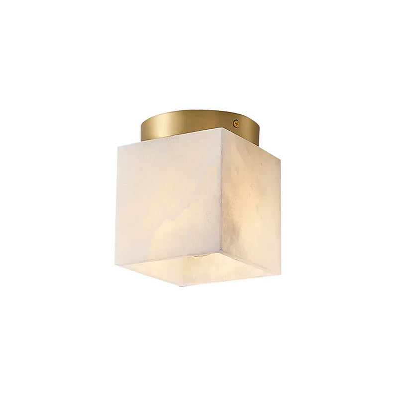 Alabaster Budnick Square Ceiling Light | Korewolamp