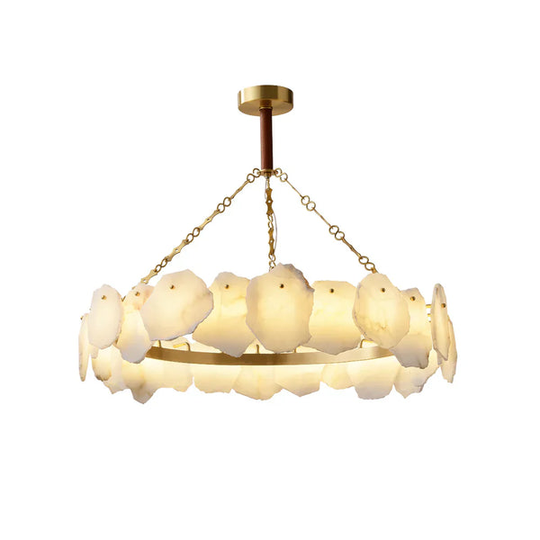 Alabaster Burton Round Chandelier