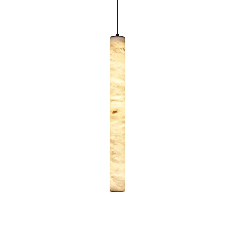 Alabaster Cylindrical Pendant Light | Korewolamp