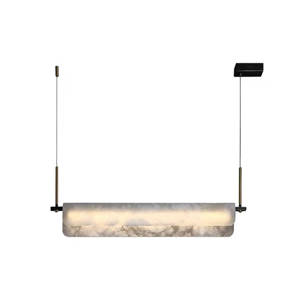 Alabaster Dining Linear Chandelier | korewo Lamp – korewolamp