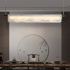 Alabaster Dining Linear Chandelier