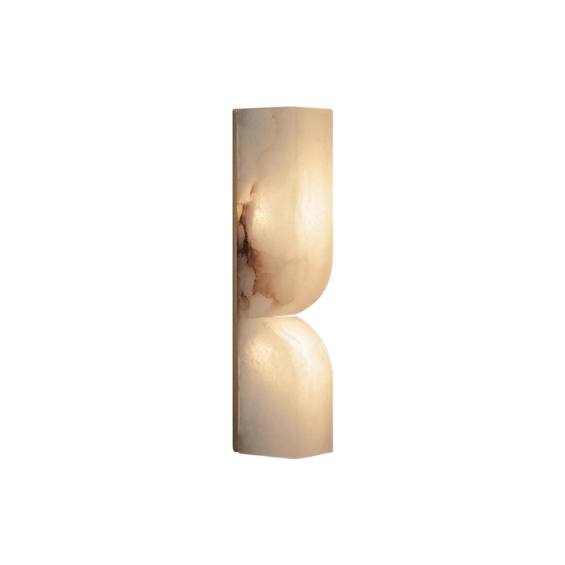 Alabaster Essence Rectangle Wall Sconce | Korewolamp