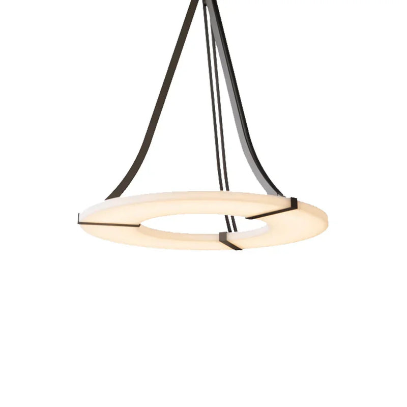 Alabaster Luxembourg Halo Chandelier | Korewolamp