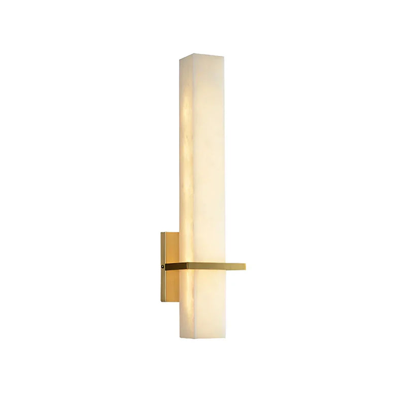 Rectangle Alabaster Milan Wall Sconce | Korewolamp