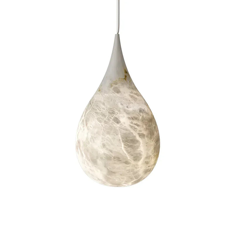 Alabaster Raindrop Pendant Light | Korewolamp