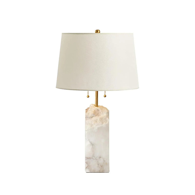 Alabaster Raw Fbric Table Lamp | Korewolamp