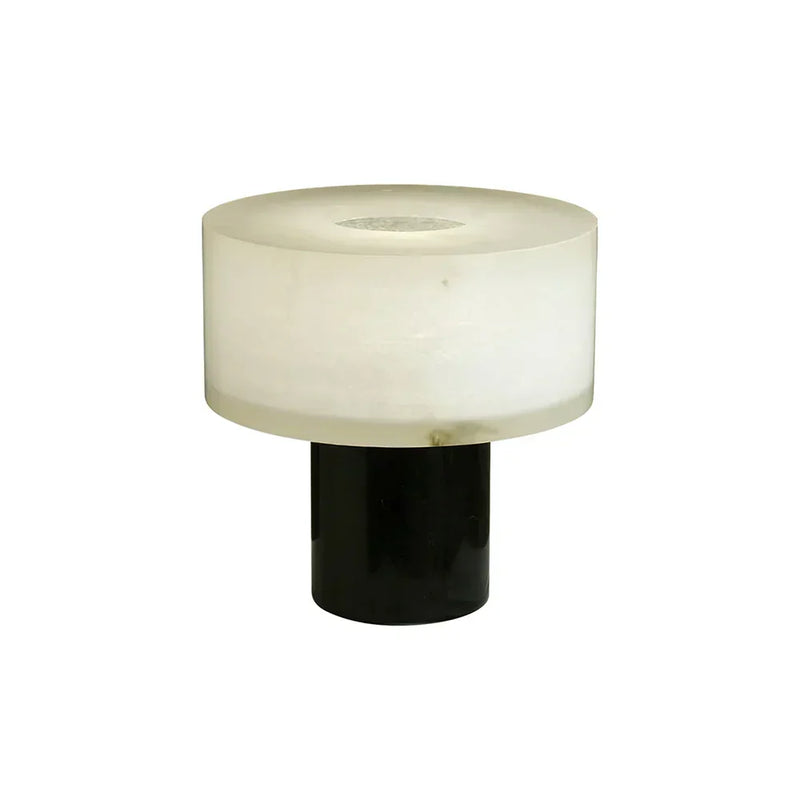 Alabaster Solid Cylindrical Table Lamp | Korewolamp