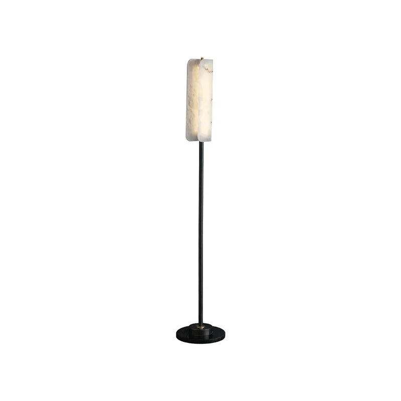 Alabaster Years Brass Floor Lamp | Korewolamp