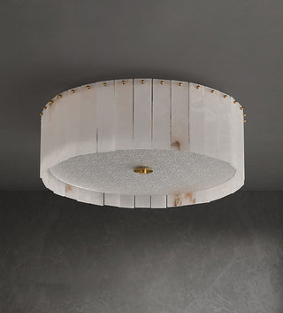 All Copper Marble Ceiling Lamp