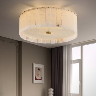 All Copper Marble Ceiling Lamp