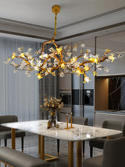 Aosta Branch Glass Flower Chandelier