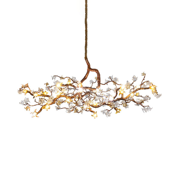 Aosta Branch Glass Flower Chandelier