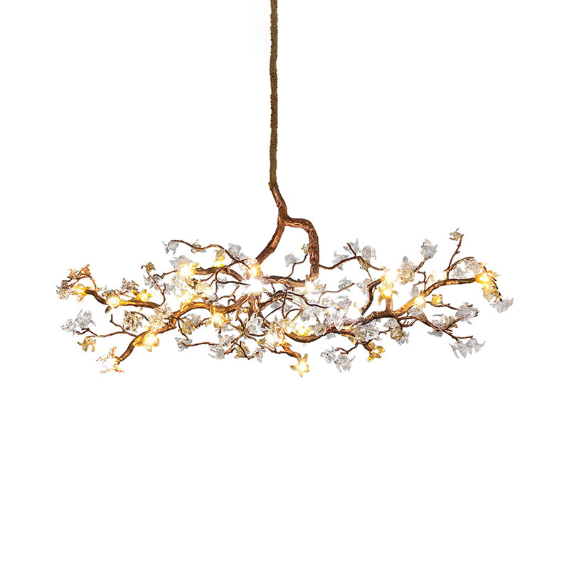 Aosta Branch Glass Flower Chandelier | Korewolamp
