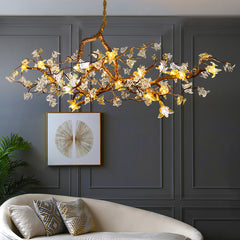 Aosta Branch Glass Flower Chandelier