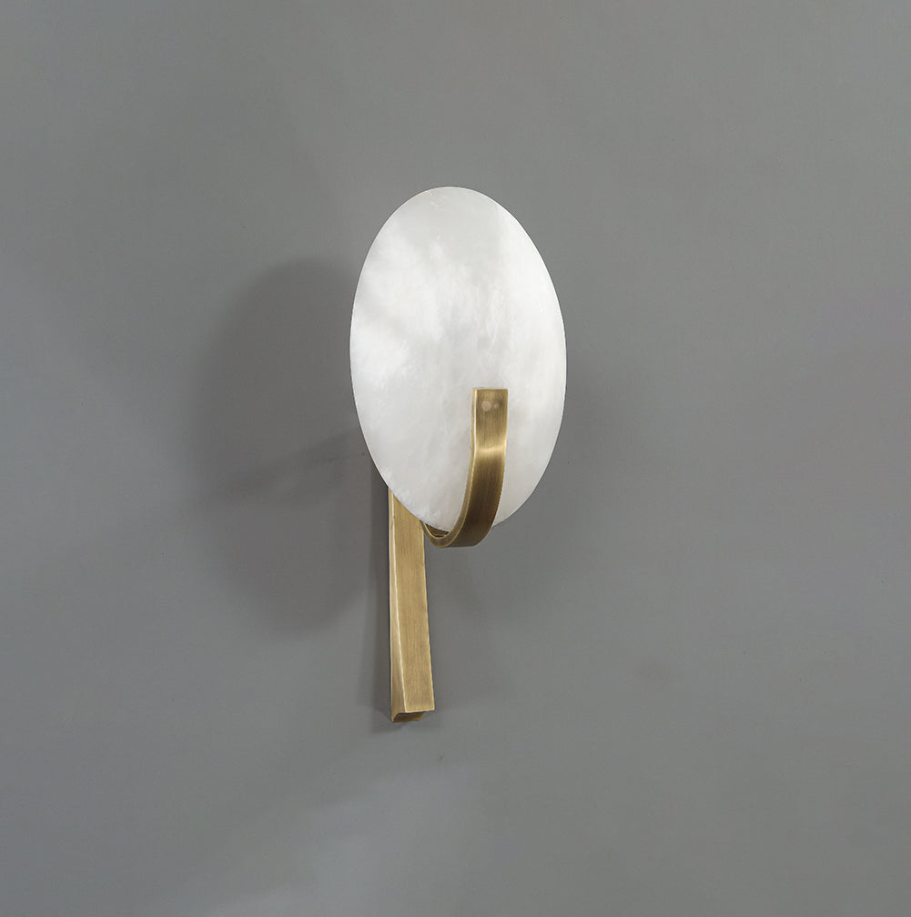 Alabaster Applique Alice Wall Lamp