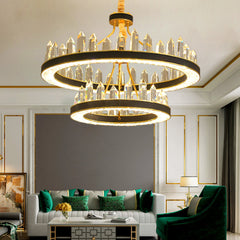 Argus Round Crystal Chandelier