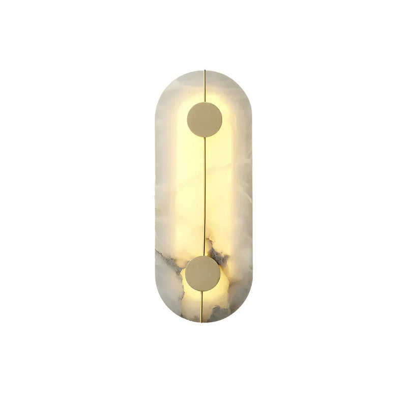Artistic Brass Alabaster Wall Lamp | Korewolamp