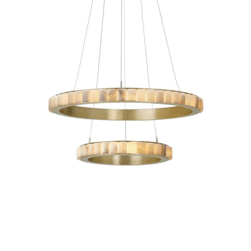 Alabaster Avalon Halo Chandelier | Korewolamp