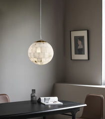 Ball Modern Alabaster Pendant Light