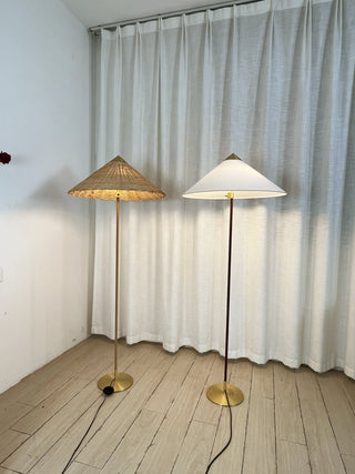 Bamboo Hat Floor Lamp