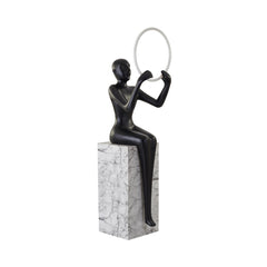 Bella Sitting Sculpture Floor Lamp