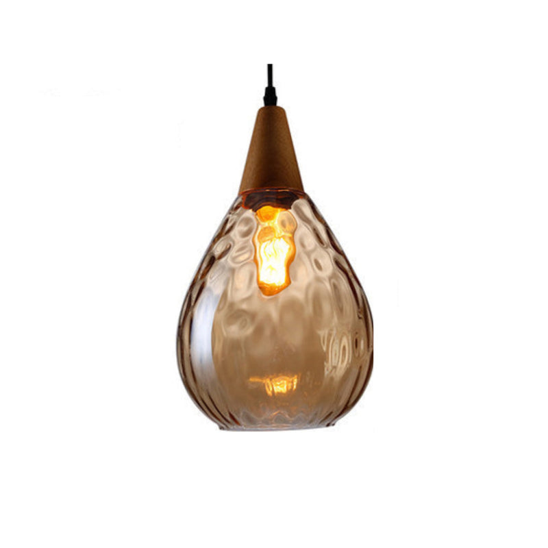 Besnier Rippled Glass Pendant Light | Korewolamp