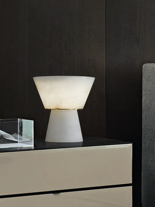 Conical Beta Marble Table Lamp