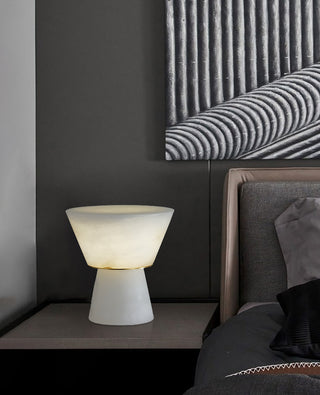 Conical Beta Marble Table Lamp