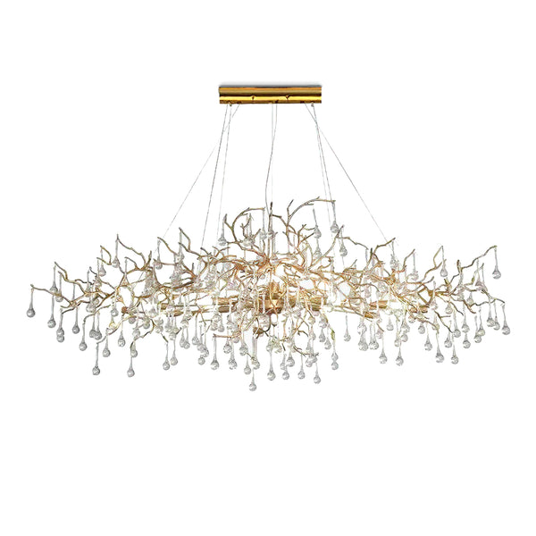 Tree Branch Bijou Crystal Drop Chandelier