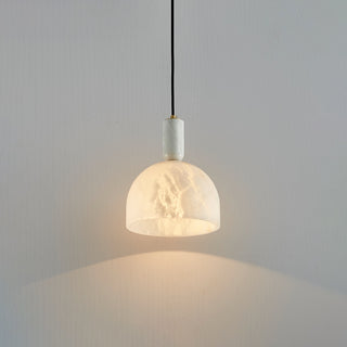 Brass Blair Alabaster Pendant Light